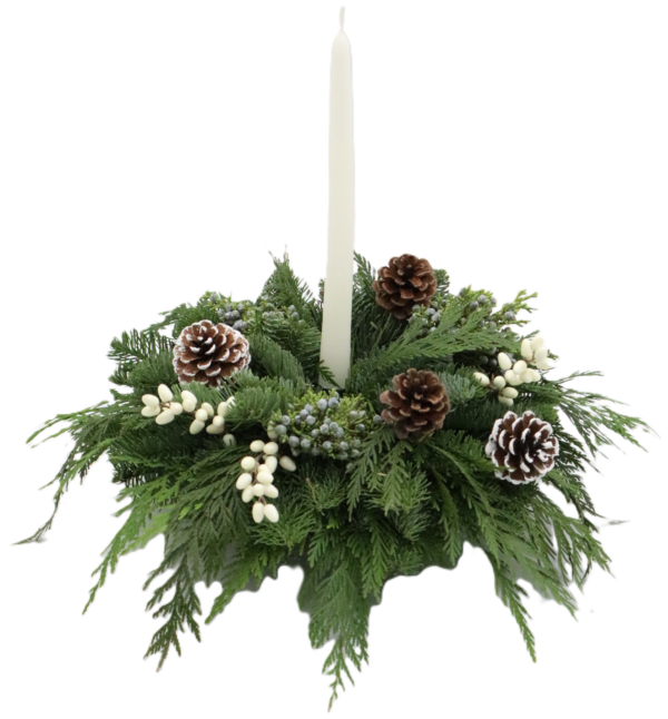 WINTER WHITE CENTERPIECE